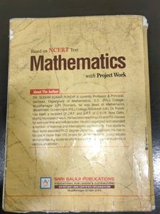 MATHS BOOK CLASS 10TH BY DR. SUDHIR KUMAR