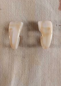 Cute Cream Color Earrings