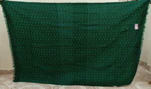 Emerald Green Heart Print  Blanket