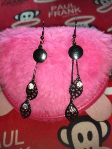 Black Dangle Earrings