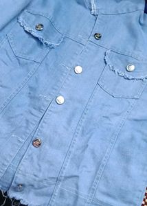 Frayed Denim Jacket