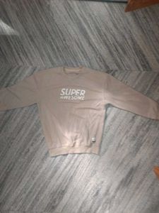 Awesome Graphic Print Sweatshirt