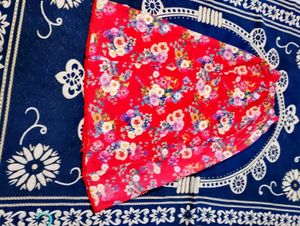 Floral Print Ethnic Skirt