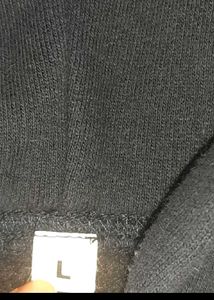 Fleece wool Black Hoodie