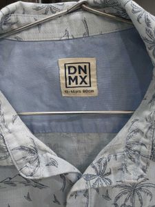 Tropical Print Short Sleeve Shirt