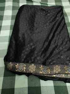 New Black Polka Dot Saree