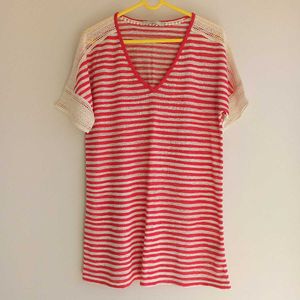 Red Striped Top