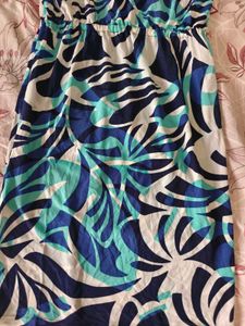 Patterned Casual Dress