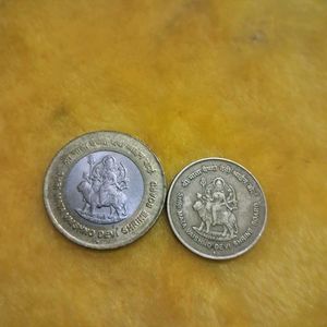 VaishnoDevi rs10 Rs5 commemmorative coins