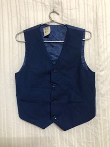 Jodano Navy Blue Formal Vest