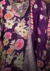 Pure Gajji Silk Suit Set