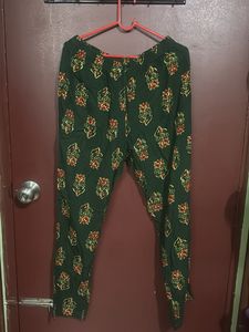 Green Floral Kurta Set