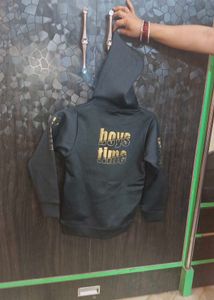 Cool Black Graphic Hoodie