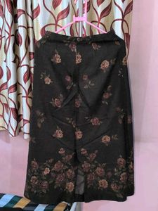 Floral Print Skirt