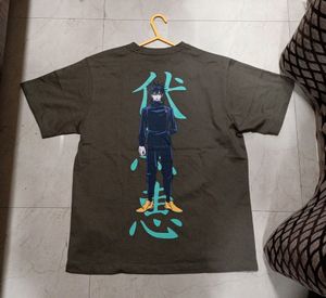 jujutsu kaisen backprint oversized t-shirt