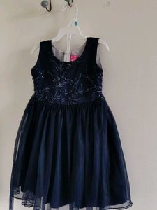 Navy Blue Party Dress