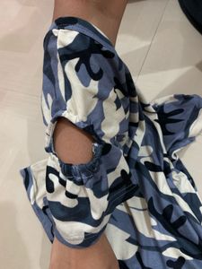 Price Reduced Printed Women’s Top Multicolour