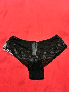 Black Lace Mesh Women’s Panty (Hipster Style)