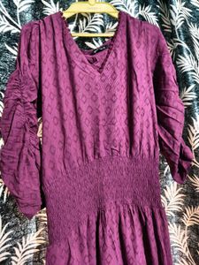 💜Zudio Purple  Maxi Dress💜