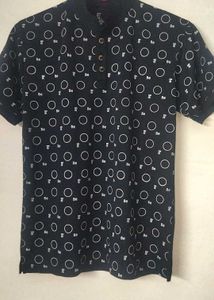 Patterned Polo T-Shirt⁠☆