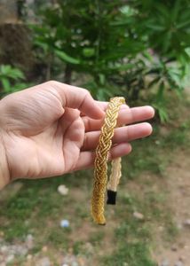 Golden Braided Headband