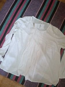 White Long Sleeve Top