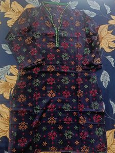 Blue Tunic Top Or Short Kurti