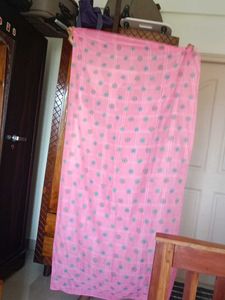 Pink Patterned Scarf And Palazzo Pant