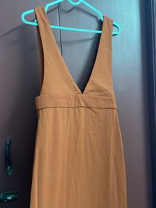 casual brown Skater/Jumper Dress