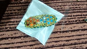 Hair Pins with Colorful Stones