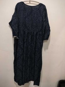 🤱Feeding Navy Blue Maxi Dress