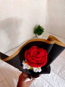 Crochet Rose Bouquet