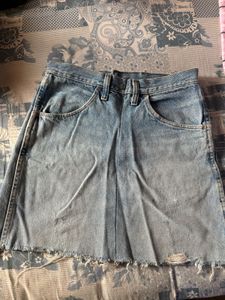 Mini Denim Skirt