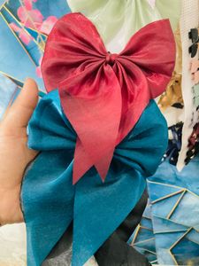 Colorful Bow Hair Clips