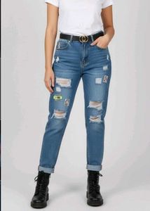 Hight Waist Denim Jeans | Designer And Stylish