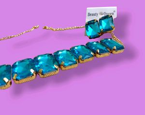 Blue Stone Jewellery Set