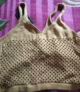 Crochet Knit Tank Top