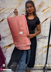 Heavy Partywear Saree With Amazing Work