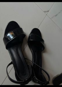 Black Heeled Sandals