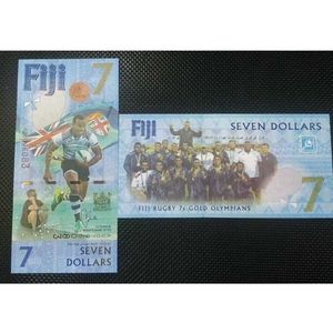 Fiji 7 Dollars Rare Commemorative Banknote