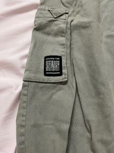 Grey Cargo Joggers