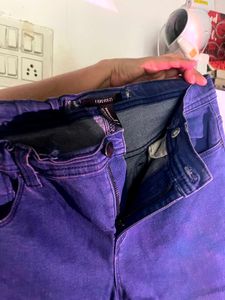 Forever 21 Branded ripped Jeans