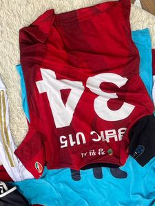 Red &amp; Black Jersey T-Shirt