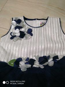 Cute Navy Blue Party Dress