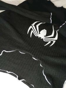 A Spider Print Top