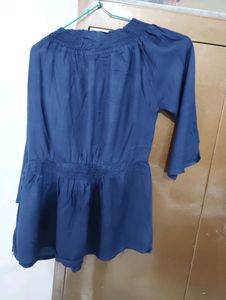 🧿 Navy Blue Partywear Top - ₹100 | Free Gift! 🎁✨