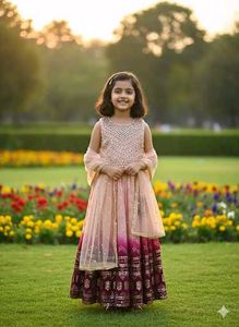 Elegant Girls' Ethnic Dress