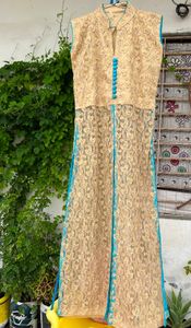 sky blue heavy lehenga