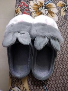 Fluffy cute shoes