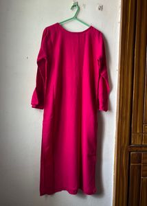 Women Pink Kurta